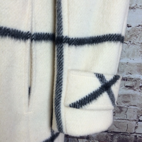 Alorna Vintage Ivory Windowpane Plaid Coat SOLD - Picture 7 of 8